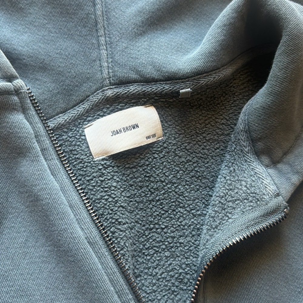 Joah Brown Oversized Zip Hoodie - Picture 5 of 6